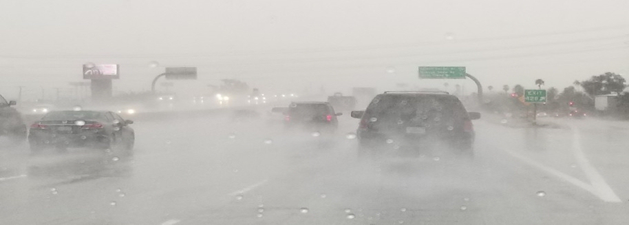 rainy weather increases your risk getting into a car accident